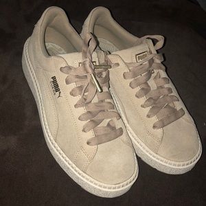 Puma Women's Rock Ridge Suede Platform Sneakers